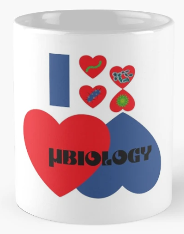 I Love Microbiology mugs