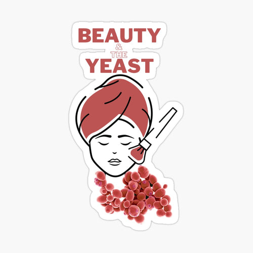 Beauty and the yeast sticker