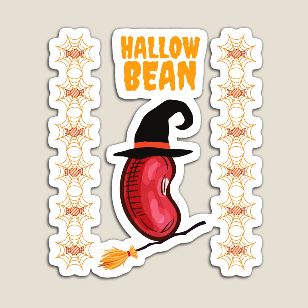 Halloween glossy (HallowBean) magnet