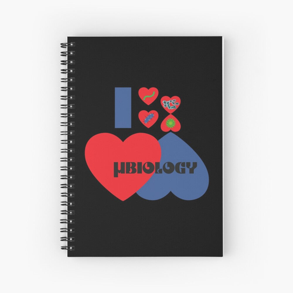 I Love Microbiology notebook